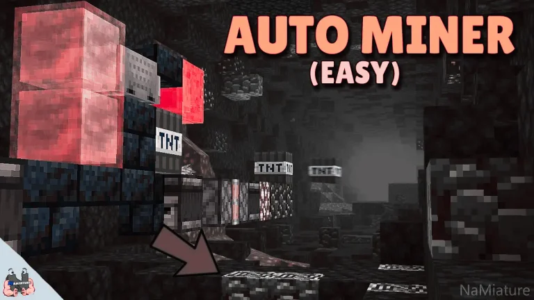 Auto Mine in Minecraft